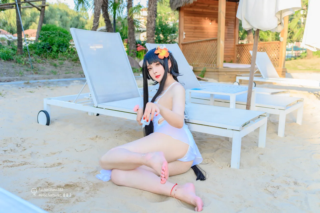 Natsuko夏夏子 - 碧蓝航线 比叡 泳装-erohere41.webp